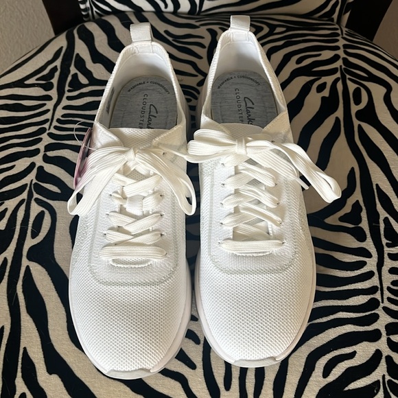 Women’s Clarks Cloudsteppers Circuit Tie Lace-up Slip-on Shoes - Brand New - Picture 3 of 8